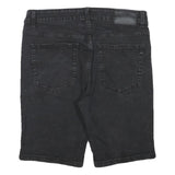 DKNY Womens Shorts Black Bedford Slim Fit L W32 Denim Casual Stylish