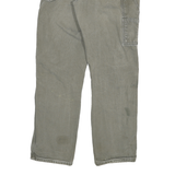 DICKIES Mens Jeans Beige Regular Straight Denim W32 L32 Workwear Zip Closure