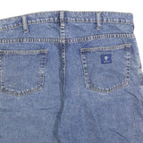 Mens Denim Blue Cotton Blend Shorts XL W38 Classic Casual 5-Pocket Design