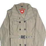 WELLENSTEYN Womens Beige Jacket M Polyester Blend Button Plain Stylish