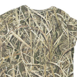 MOSSY OAK Womens Brown & Green Camo Graphic T-Shirt XL Crew Neck Short Sleeve