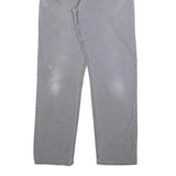 CARHARTT Mens Grey Relaxed Fit Straight Trousers W34 L31 Cotton Blend Workwear