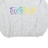 CONFORT Womens Grey Crew Neck M Cotton Blend Sweatshirt Casual Free Time Wear