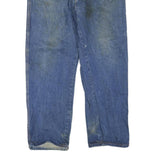 DICKIES Mens Blue Regular Fit Straight Denim Jeans W38 L28 Workwear