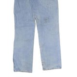 DICKIES Mens Jeans Blue Regular Straight Denim Light W38 L36 Workwear Zip