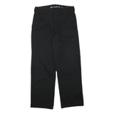 DICKIES Mens Cotton Blend Black Regular Fit Straight Leg Trousers W29 L28