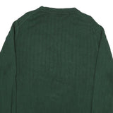NAUTICA Mens Green Patterned Jumper Crew Neck Basic Knit XL Cotton Blend Casual
