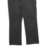 DICKIES Mens Relaxed Fit Black Cotton Blend Jeans W34 L30 Workwear Style Zip