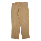 DICKIES Mens Jeans Beige Relaxed Loose Denim Medium W38 L32 Workwear Zip