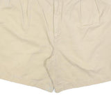 NAUTICA Mens Shorts Beige Casual Plain L W36 Cotton Blend Classic Comfort