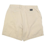 NAUTICA Mens Shorts Beige Casual Plain L W36 Cotton Blend Classic Comfort