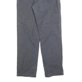 COLUMBIA Womens Regular Fit Blue Cotton Blend Straight Leg Trousers W28 L30