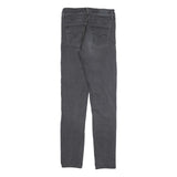 LEVI'S Womens Jeans Black Slim Skinny Denim Medium W27 L32 Stylish Classic Zip