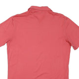 POLO RALPH LAUREN Womens Red Short Sleeve Plain M Cotton Blend Polo Shirt