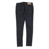 MASSIMO DUTTI Womens Jeans Blue Slim Skinny Denim Medium W30 L30 Stylish Zip