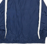 NIKE Mens Blue & White Sportswear Zip Jacket XL Polyamide Blend Lightweight
