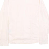 GUESS Womens White Cotton Shirt XS Classic Long Sleeve Button Front