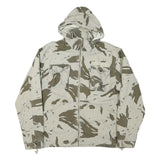 EURO JEANS Womens Beige & Olive Hooded Cotton Blend Jacket XL Cotton Blend