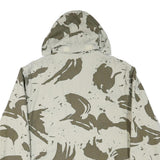 EURO JEANS Womens Beige & Olive Hooded Cotton Blend Jacket XL Cotton Blend