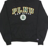CHAMPION Mens Black PLNU San Diego Pullover Hoodie M Cotton Blend