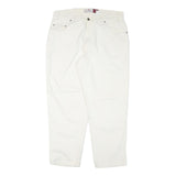 LEVI'S Womens White Relaxed Straight Denim Jeans W36 L28 Classic Zip Cotton