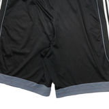 ADIDAS Mens Shorts Black & Grey Sports Casual XL W34 Polyester Blend Athletic