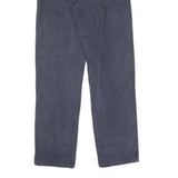 CARHARTT Mens Cotton Navy Blue Regular Straight Leg Trousers W32 L36 Workwear