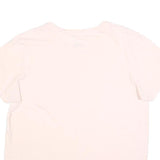 THE NORTH FACE Womens Pink White Logo Casual T-Shirt M Short Sleeve Crew Neck
