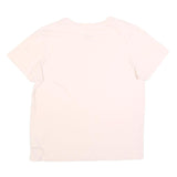 THE NORTH FACE Womens Pink White Logo Casual T-Shirt M Short Sleeve Crew Neck