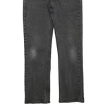 LEVI'S Mens Regular Fit Black Denim Jeans Cotton Blend W30 L28 Classic Straight