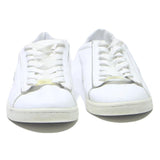 LACOSTE Straightset Womens Leather Trainers White UK 6.5 Classic Casual Style