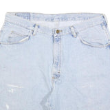 WRANGLER Mens Shorts Blue Casual Denim L W36 Cotton Blend Relaxed Fit