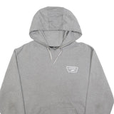 VANS Mens Grey Hoodie M Skate Logo Print Casual Cotton Blend Pullover
