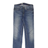 TOMMY HILFIGER Womens Blue Slim Skinny Denim Light W27 L34 Stretch Jeans
