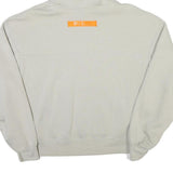 NIKE Womens White Paris Round Logo Pullover Hoodie XS Casual Sweatshirt