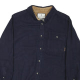 LEGENDARY WHITE TAILS Mens Navy Shirt S Button Cotton Blend Classic Casual