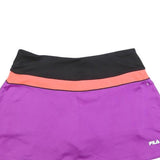 FILA Womens Purple & Pink Athletic Mini Skort Polyester Blend Size M Activewear