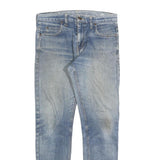 DICKIES Mens Slim Blue Denim Light Wash Jeans W30 L30 Zip Closure Casual