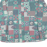 KANTAROS Mens Green & Red Check Pattern Cotton Blend Shirt S Long Sleeve Button