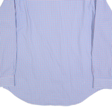 POLO RALPH LAUREN Mens Blue Red Check Shirt XL Classic Cotton Long Sleeve Button