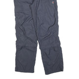 COLONIAL Womens Polyester Blend Navy Regular Fit Straight Leg Trousers W32 L32