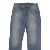 CARHARTT Mens Regular Fit Blue Denim Jeans W34 L30 Button Closure Casual