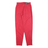 TAIFUN Womens Red Regular Fit Straight Leg Trousers W28 L32 Comfort Classic