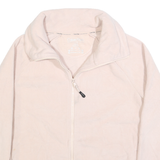 CALVIN KLEIN PERFORMANCE Womens Beige Plain Polyester Pullover Crew Neck Jumper