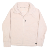 CALVIN KLEIN PERFORMANCE Womens Beige Plain Polyester Pullover Crew Neck Jumper