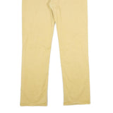 LEVI'S Mens Cotton Blend Beige Classic Straight Trousers W34 L32 Casual Zip