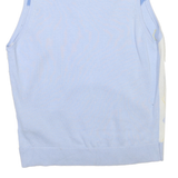 TOMMY HILFIGER Mens Blue & White Patterned Cotton Sleeveless Pullover Jumper M
