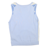 TOMMY HILFIGER Mens Blue & White Patterned Cotton Sleeveless Pullover Jumper M