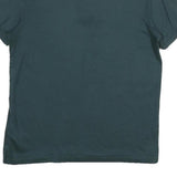 CALVIN KLEIN Mens Green Short Sleeve Plain M Cotton Polo Shirt Classic Fit