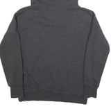 PUMA Womens Grey Hoodie UK 14 Cotton Blend Pullover Casual Sweatshirt